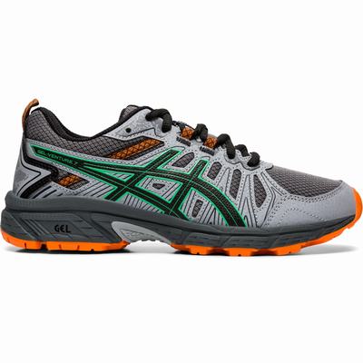 Asics Gel-Venture 7 GS - Lasten Polkujuoksukengät - Harmaat